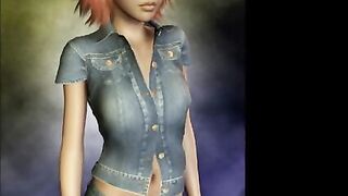 3d Babe in Denim