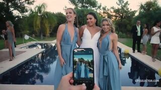 I Went To A Wedding The Brides Has A Problem And The Bridemaids Try To Help Her With My Dick - Alexis Crystal