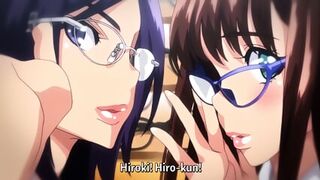 Megane No Megami 1-2 (Sex Scenes) | 4K Remastered (48fps) ENG SUB [Hentai]