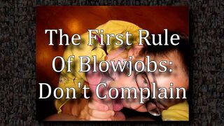 Blowjob advice for good sluts