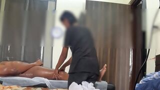 Hidden cam caught happy ending massage