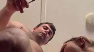 Married MILF gives amazing blowjob to young guy with big dick (Guy_with_Big )