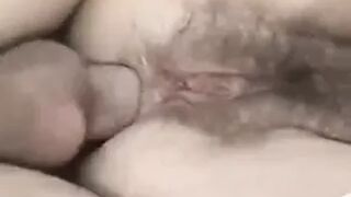 Hairy granny deep anal and fisting