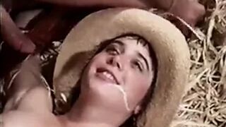 Vintage Porn - Hairy Teen Cowgirl Gets Fucked