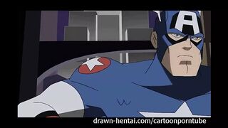 Wonder woman pussy fucked by Captain America