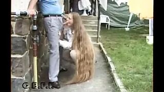 long hair suck grandpa