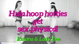 Fitness Rooms Hula hoop hotties get sex physical