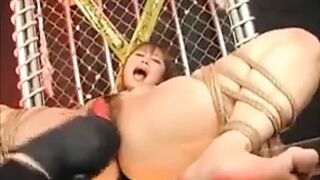 Suspended Asian Made To Orgasm