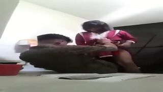 Indian Lovers Fucking At The Toilet