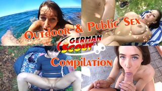 GERMAN SCOUT - OUTDOOR PUBLIC SEX AT PICKUP COMPILATION