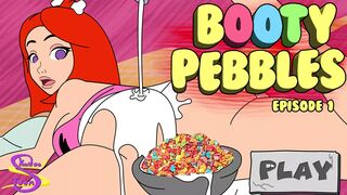 Booty Pebbles -The Flintstones, Barney face fucking Pebbles