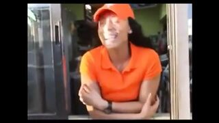 Fast Food Ebony Slut