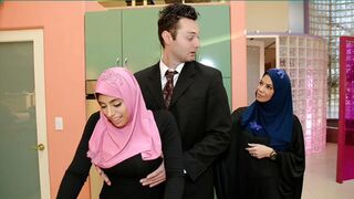 Stepdad gets to fuck his incredibly sexy Arab daughter here