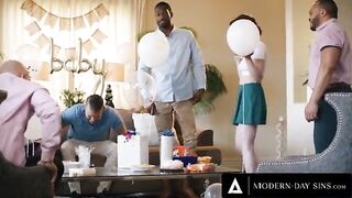 MODERN-DAY SINS - Bored Casey Calvert's SNEAKY SEX With Hubby Turns Into GANGBANG With Their In-Laws