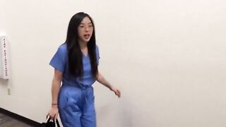 Creepy Doctor Convinces Young Medical Intern Korean Girl to Fuck to Get Ahead