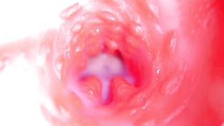 CAMERA INSIDE PUSSY: ALMOST CUM IN PUSSY! BEST Internal ASMR in 4K