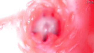 CAMERA INSIDE PUSSY: ALMOST CUM IN PUSSY! BEST Internal ASMR in 4K