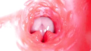 CAMERA INSIDE PUSSY: ALMOST CUM IN PUSSY! BEST Internal ASMR in 4K