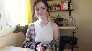 Nerdy girl is a PEGGING MONSTER