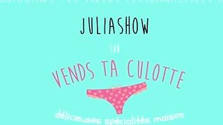 Vends-ta-culotte - Amatrice française sexy se doigte le cul et la chatte jusqu'à l'orgasme - JuliaShow