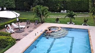 The Party Ends With A Fuck In The Pool. 2 Nobody Realizes What We Do (FUCK POOL)