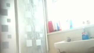 Spying on hawt latin beauty in the shower