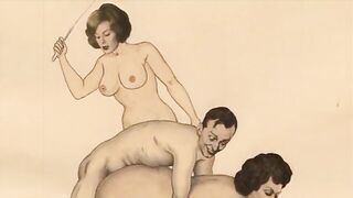 vintage erotic drawings