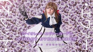 Big Tits Babe Angel Youngs As Violet Evergarden Says Thank You With Dripping Wet Pussy