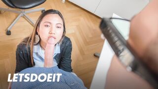 Thai Babe May Thai Facialized After Hot Fuck Abroad - LETSDOEIT