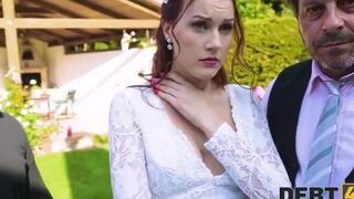 Redheaded bride needs a fuck in a twisted porn movie