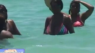 the biggest boobs on the beach (Jacqueline Back)