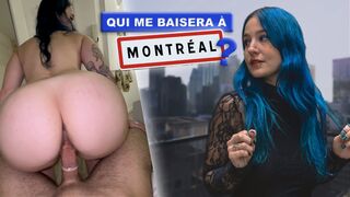 I just want to find a guy who wants to fuck me in Montreal! (Vlog) - POV Hard French Fuck