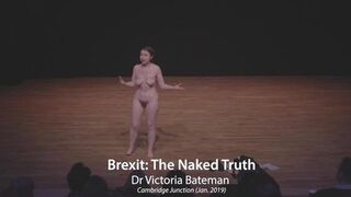 Victoria Bateman's nude conference about brexit